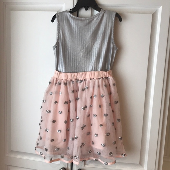 Girls’ silver and pink tulle dress - Picture 4 of 4